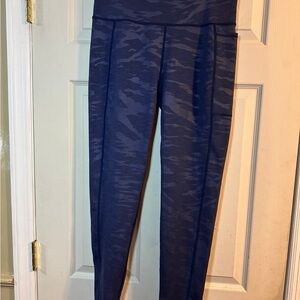 Sweaty Betty Navy Camouflage Leggings